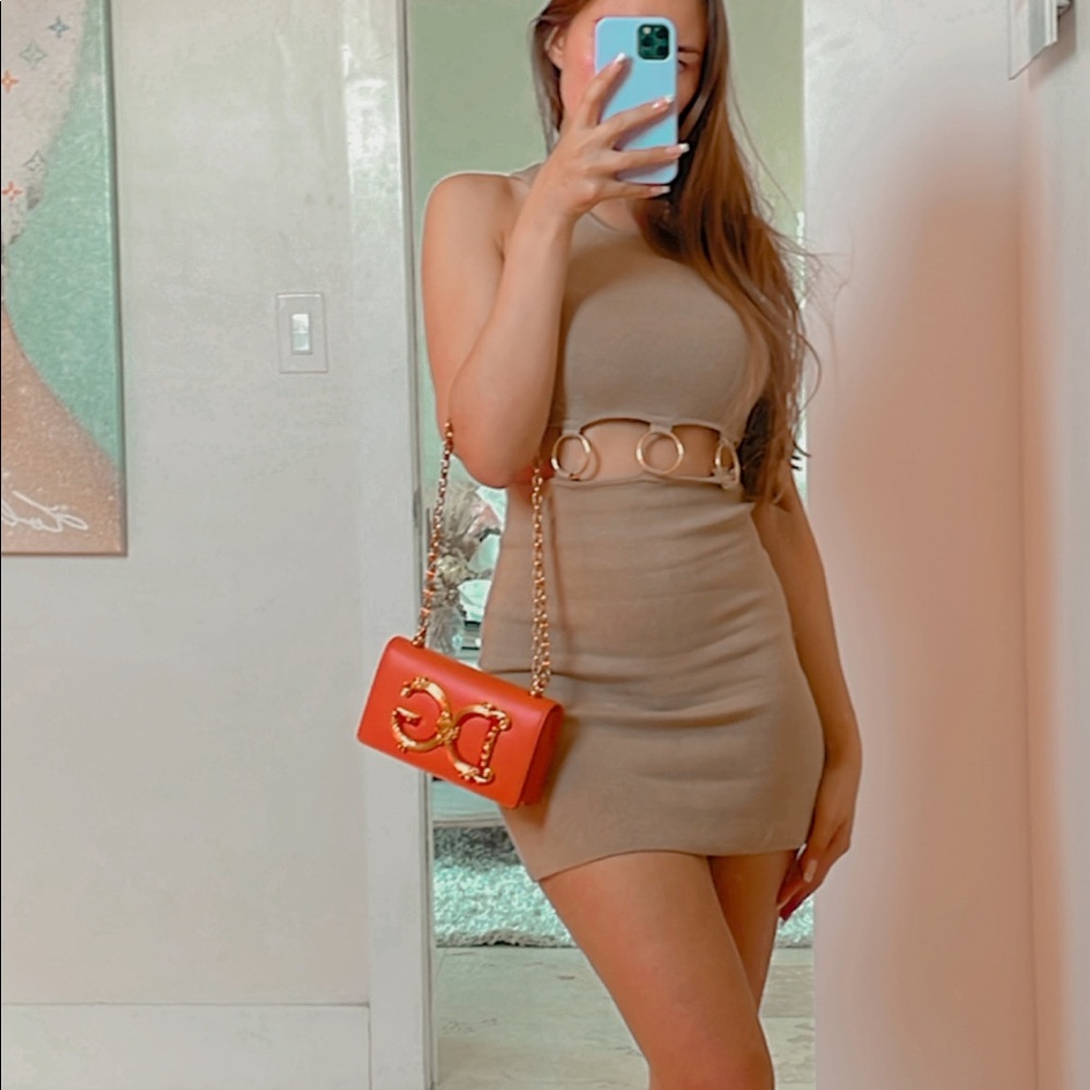 O-Ring Mini Dress